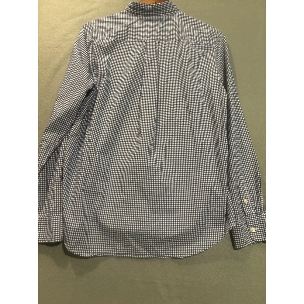 Polo Ralph Lauren Youth XL 18-20 Blue Check Button Down Long Sleeve Shirt